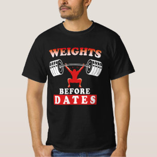 Camiseta Pesos antes de las fechas Oferta Motivadora de F