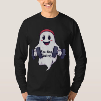 Camiseta Pesos de elevación del fantasma