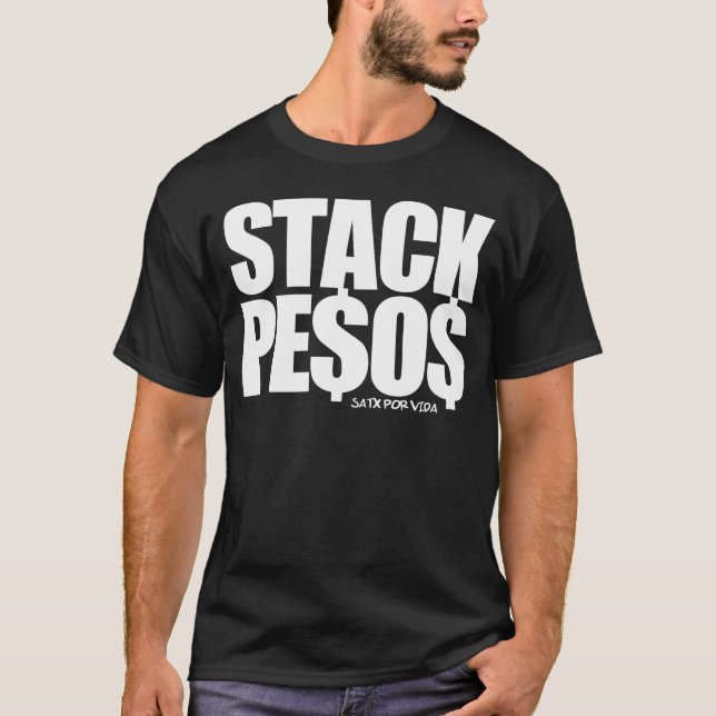 Camiseta Pesos de la pila de SATX POR VIDA (Anverso)