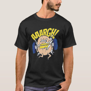 Camiseta Pesos de Levadura de Huevos Gimnasio Squat Wome