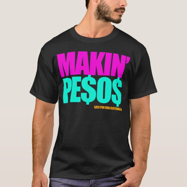 Camiseta Pesos de SATX POR VIDA Makin (Anverso)