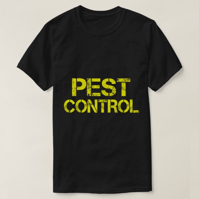 Camiseta Pest Control Exterminator Halloween Costume  (Diseño del anverso)