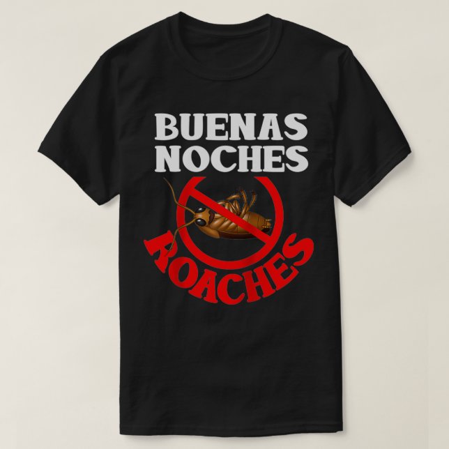 Camiseta Pest Control Shirt Funny Anti Roaches Exterminator (Diseño del anverso)