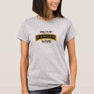 Camiseta Pestaña Escuela de Ranger del Ejército - Esposa Or