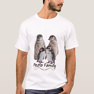Camiseta Pesto El Pingüino Famoso Pájaro con Esencia Famili
