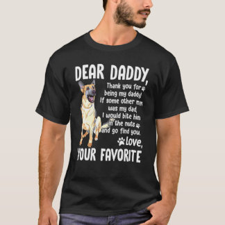 Camiseta Pet dog German Shepherd fathers day