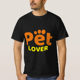 Camiseta Pet Lover Textos divertidos