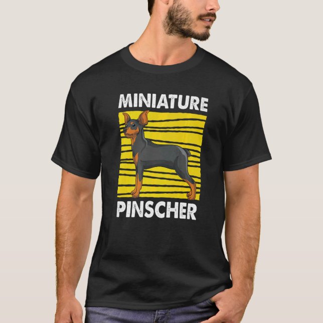 Camiseta Pet Owner Miniature Pinscher Animal Dog  Min Pinsc (Anverso)