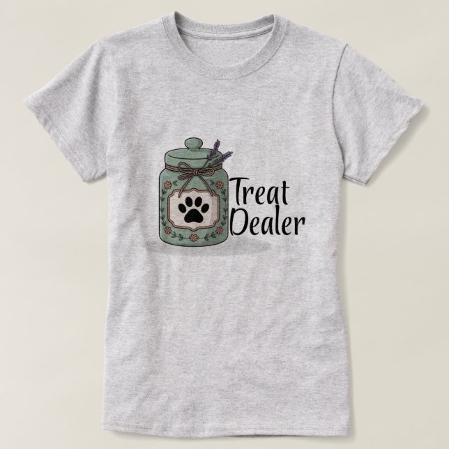 Camiseta Pet Treat Dealer Pastel Jar Women’s T-Shirt (Diseño del anverso)