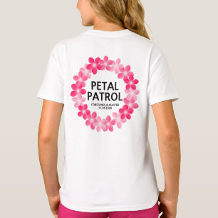 Camiseta Petal Patrol Flower Girl Boda