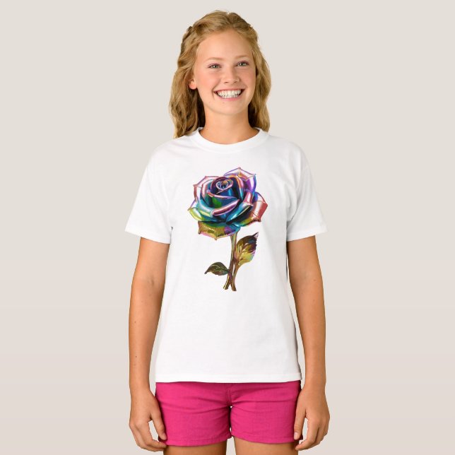 Camiseta Petales dorados (Anverso completo)