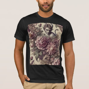 Camiseta Pétalos de Ciruela Malvada – Arte Gótico para Llev