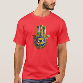 Camiseta Pétalos de flores de color Turquesa Tercer Ojo Ham