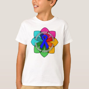 Camiseta Pétalos de las materias de la conciencia de la