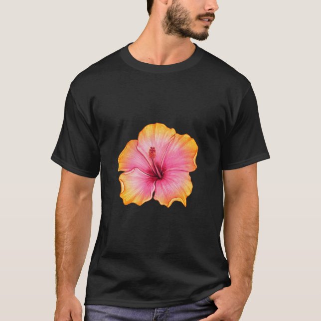 Camiseta Pétalos florales de acuarela (Anverso)
