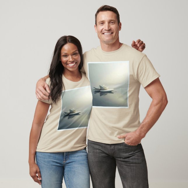 Camiseta Pétalos flotantes de diseño de piedra (Unisexo)