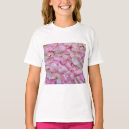 Camiseta Pétalos rosa rosados