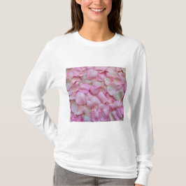 Camiseta Pétalos rosa rosados