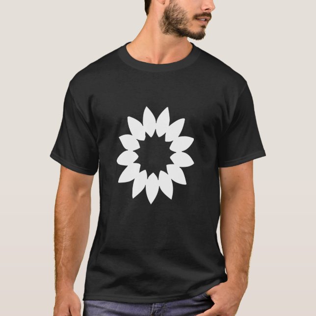 Camiseta Petals Garden Circle estético de moda (Anverso)