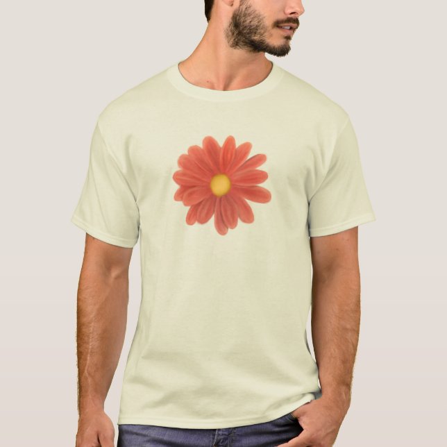 Camiseta Petals in Motion – Vibrant Flower Graphic (Anverso)
