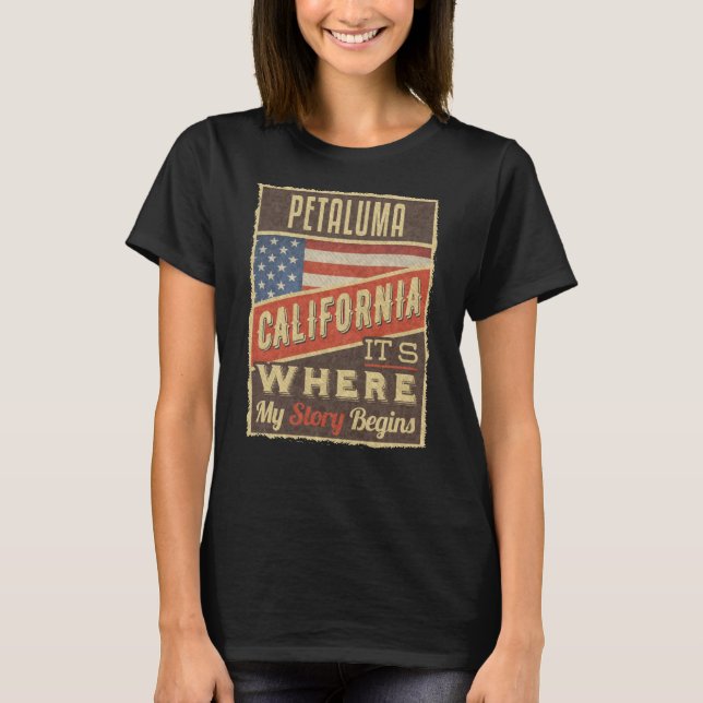 Camiseta Petaluma California (Anverso)
