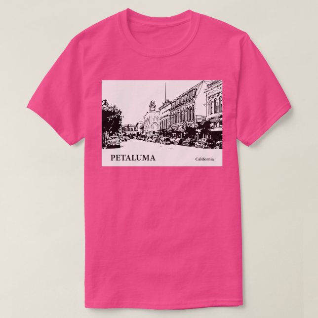 Camiseta Petaluma California TShirt 2 (Diseño del anverso)