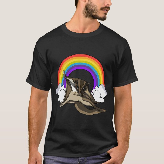 Camiseta Petauro del Arcoíris (Anverso)