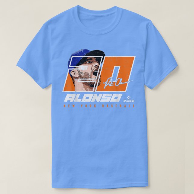 Camiseta Pete Alonso - Silhouette Polar Bear New York MLBPA (Diseño del anverso)