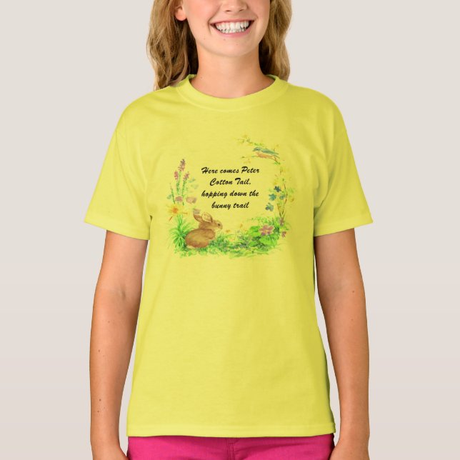 Camiseta Peter Cotton Tail - (Anverso)