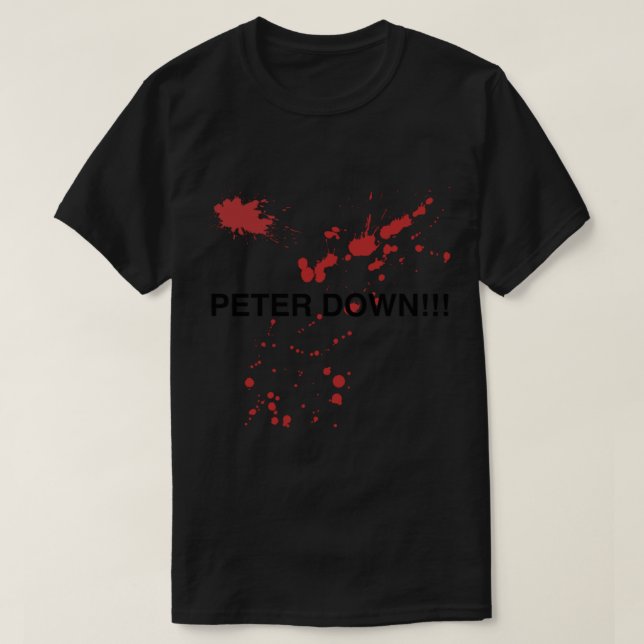 Camiseta PETER DOWN - El parabrisas de la palanca de cambio (Diseño del anverso)
