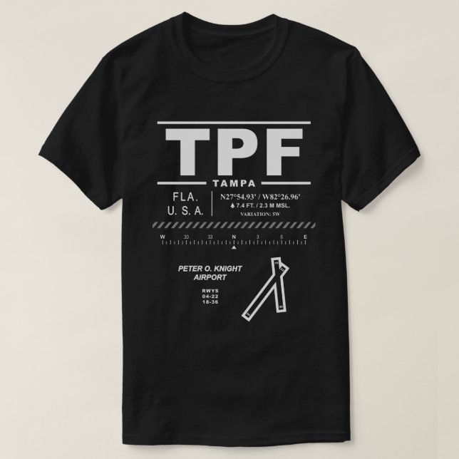 Camiseta Peter O. Knight Airport TPF T-Shirt (Diseño del anverso)