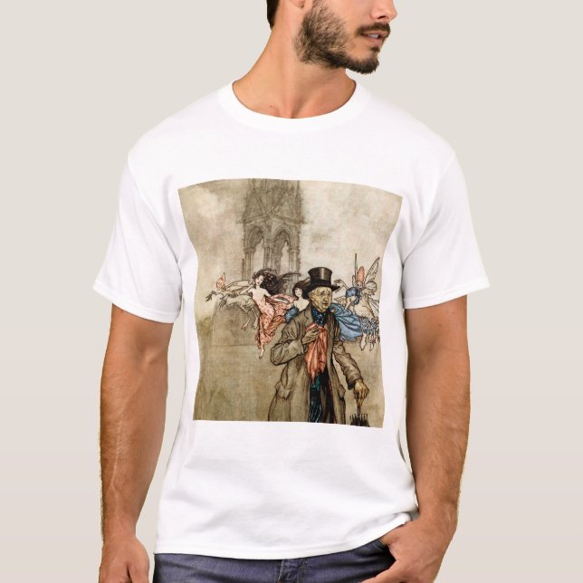 Camiseta Peter Pan by Arthur Rackham (Anverso)
