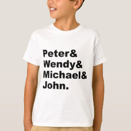 Camiseta Peter Pan de J.M. Barrie | Peter Wendy Michael Joh