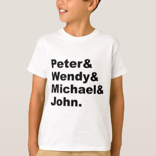 Camiseta Peter Pan de J.M. Barrie   Peter Wendy Michael Joh