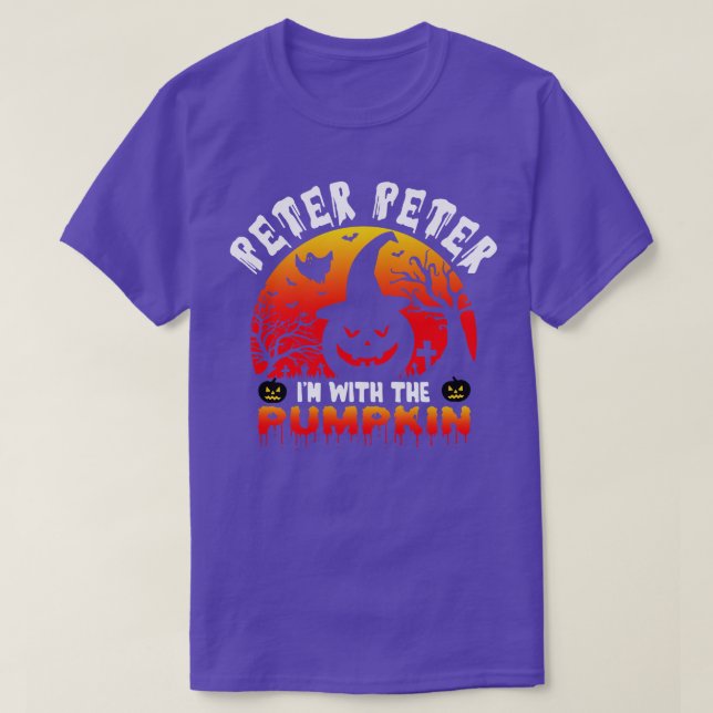 Camiseta peter peter im con la calabaza (Diseño del anverso)