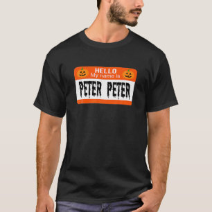 Camiseta Peter Peter Pumpkin come a parejas de Halloween