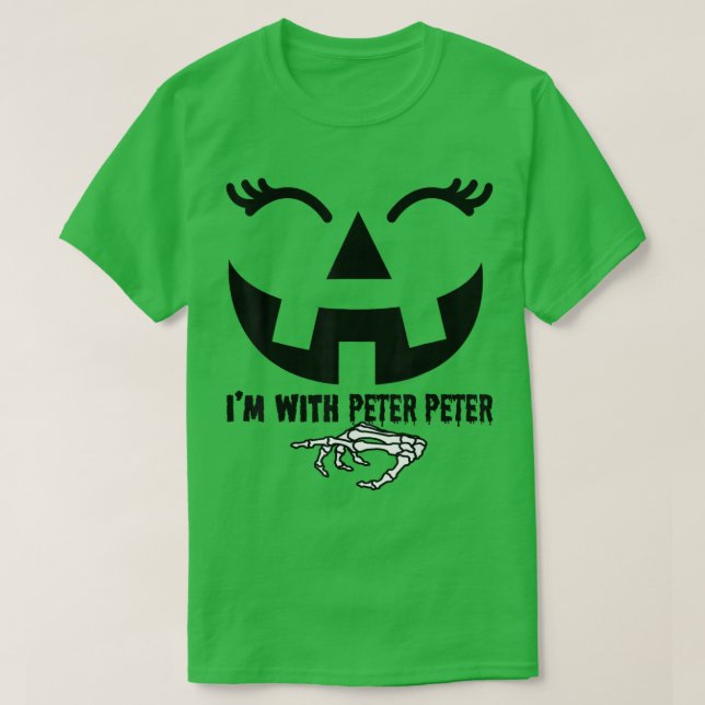 Camiseta Peter Pumpkin come esposa Halloween (Diseño del anverso)