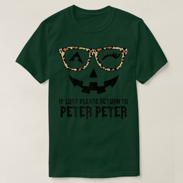 Camiseta Peter Pumpkin Comer Halloween Parejas Vestido Muje (Diseño del anverso)