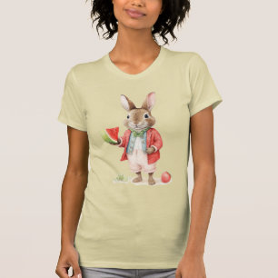 Camiseta Peter Rabbit con sandía madura y jugosa
