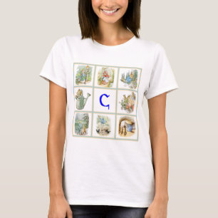 Camiseta PETER RABBIT para niños cuyo nombre empieza con C