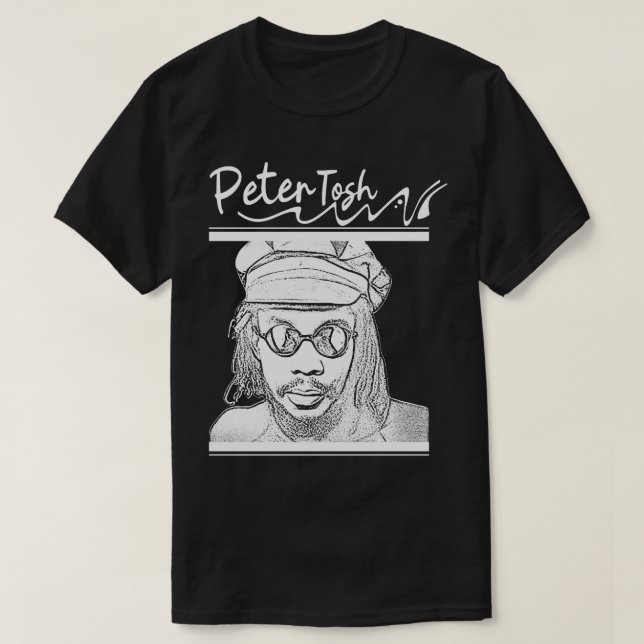 Camiseta Peter Tosh Reggae (Diseño del anverso)
