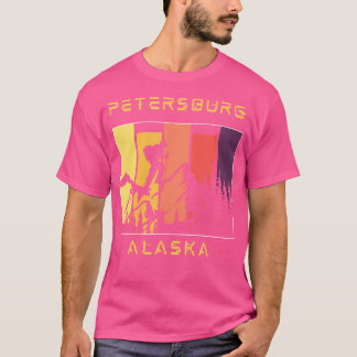 Camiseta Petersburg Ak Senderismo en Montaña Angustiado y E
