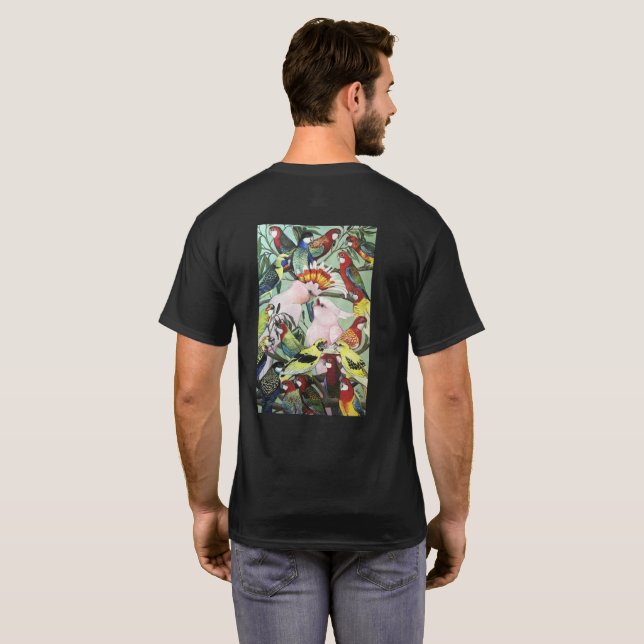 Camiseta Pete's Parrots - Edición de nativos (Reverso completo)