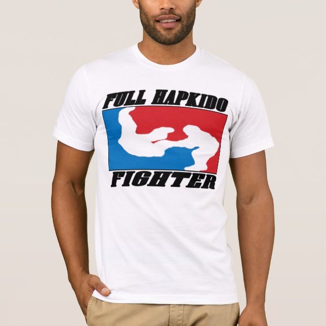 CAMISETA PETICIÓN 02:: COMBATIENTE LLENO DE HAPKIDO (Anverso)