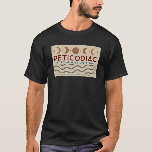 Camiseta Peticodiaco - Río que se dobla como un arco (Anverso)