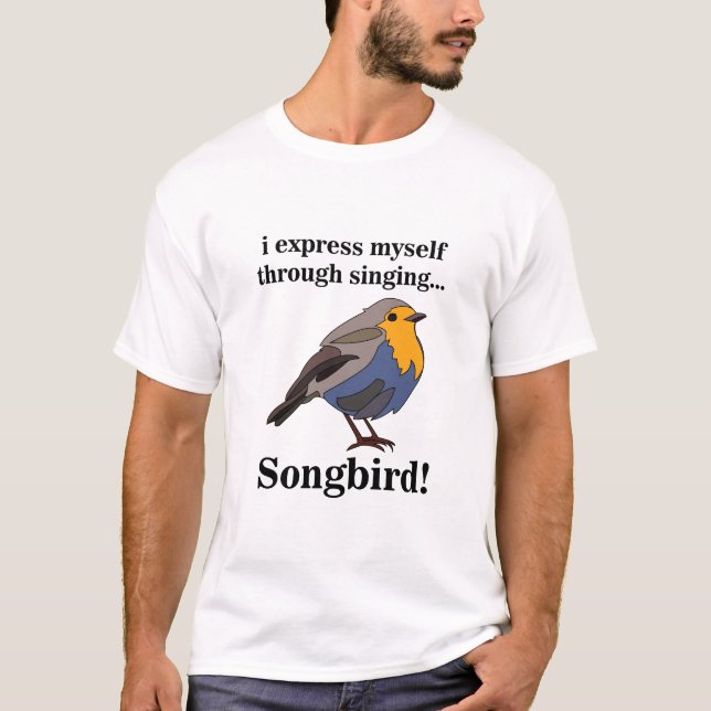 Camiseta Petirrojo Cantor (Anverso)