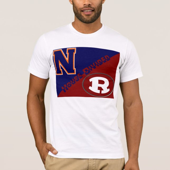 Camiseta Petirrojos divididos casa de Warner contra (Anverso)
