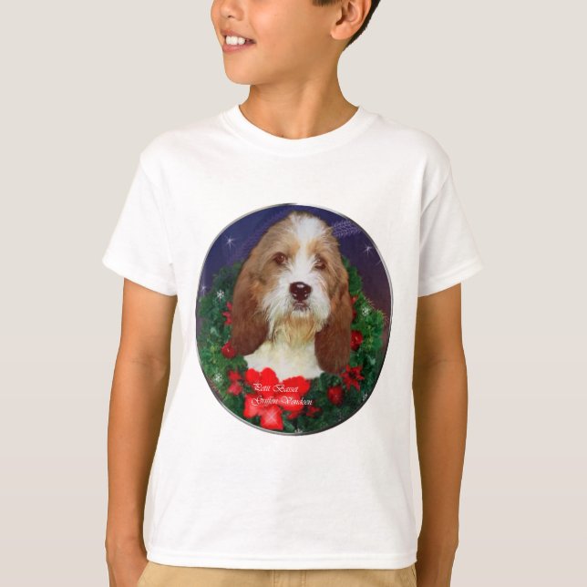 Camiseta Petit Basset Griffon Vendeen Navidades Regalos (Anverso)