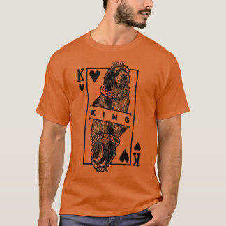 Camiseta Petit Basset Griffon Vendeen Rey de Corazones PBGV