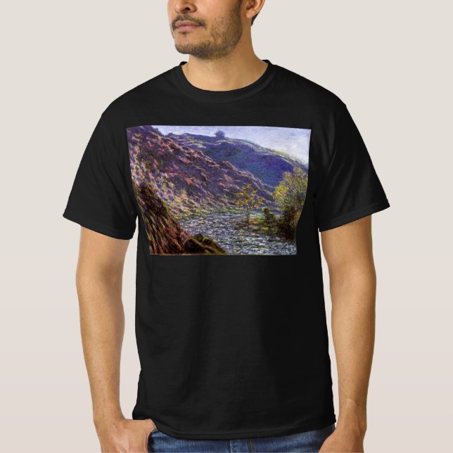 Camiseta Petite Creuse, Luz del sol de Claude Monet (Anverso)